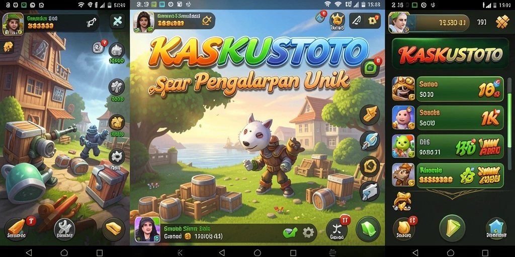 Tangkapan layar KASKUSTOTO menampilkan aksi seru dalam simulasi.