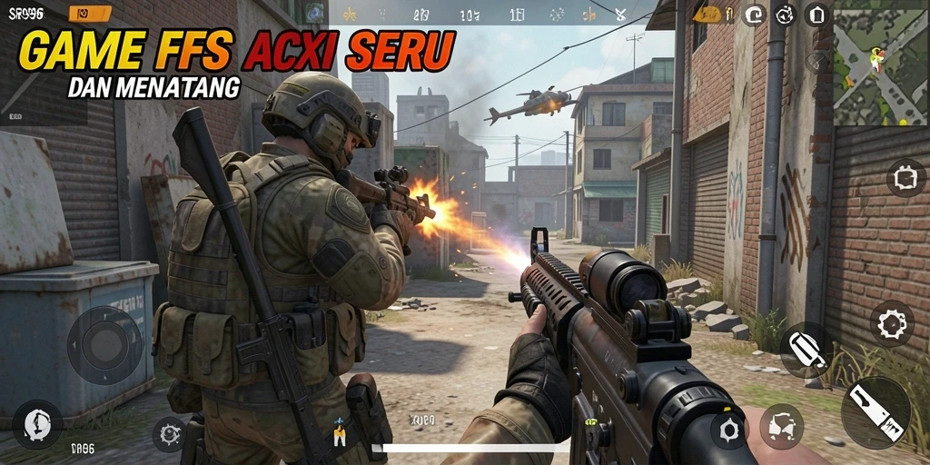 Tampilan gameplay seru dan aksi menegangkan dalam SR996.