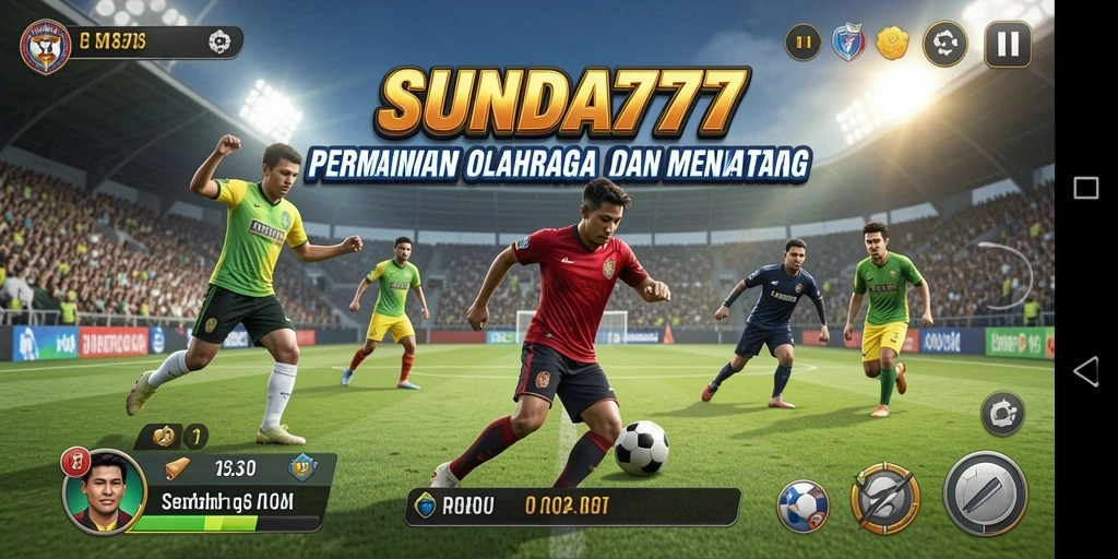 Screenshot game SUNDA777 menampilkan aksi seru dalam olahraga.
