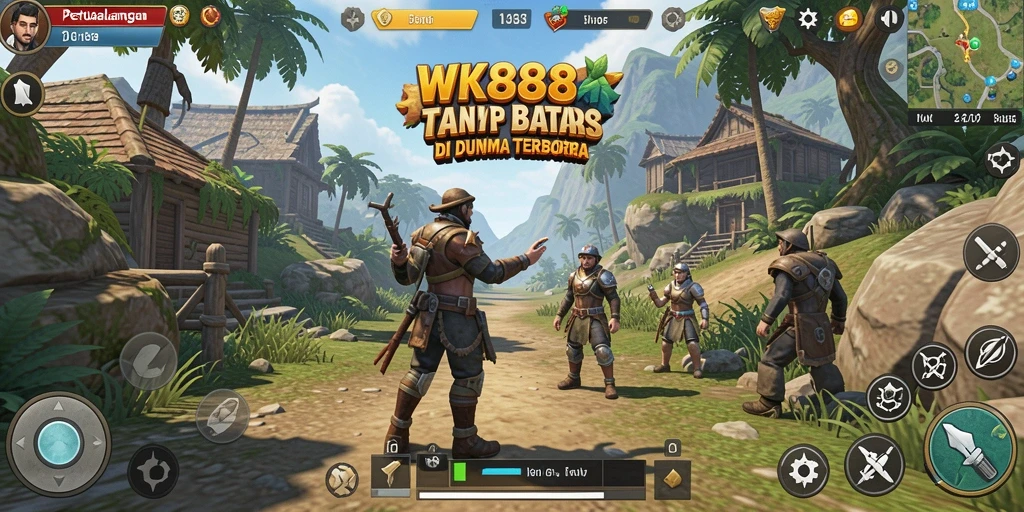 Tampilan gameplay menarik dari dunia terbuka di WK888.